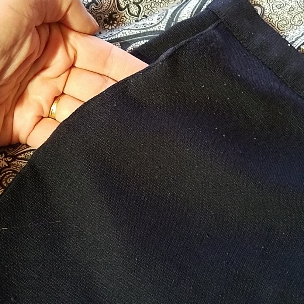 Alfred Dunner Dark Blue Trousers 14 w pockets - Picture 4 of 5